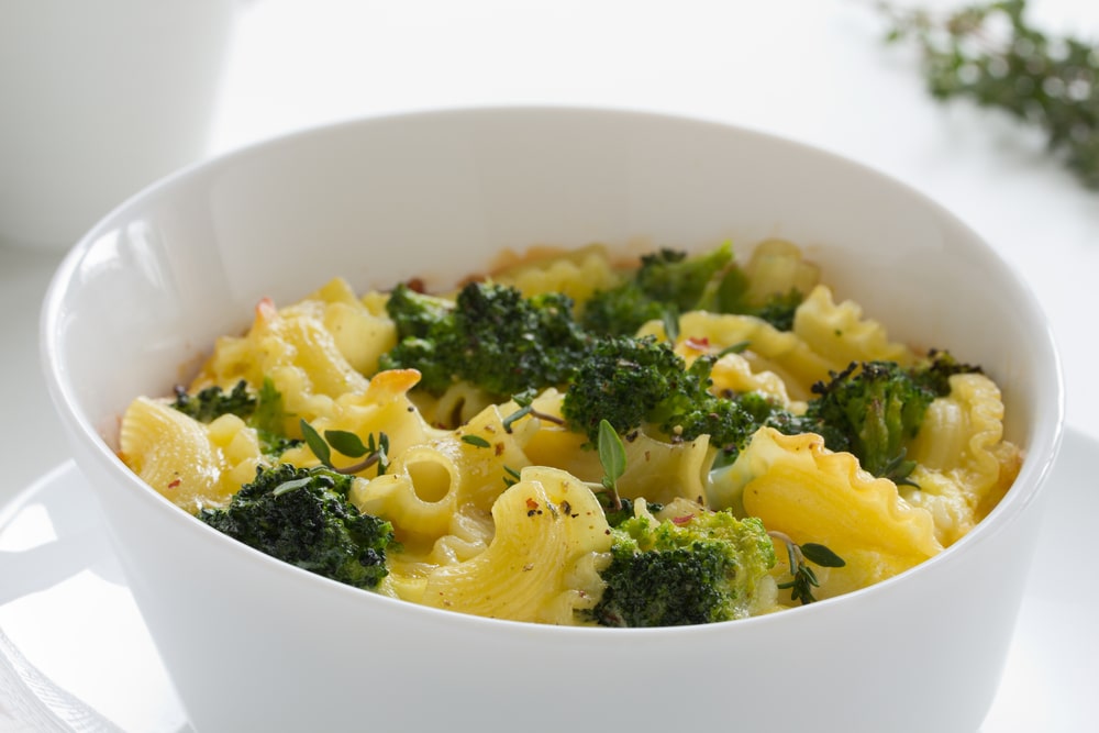 Air Fry Pasta Bake Cheesy Broccoli Recipe